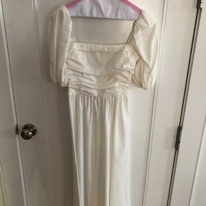 Reformation Rachelle Dress - White - Size 4